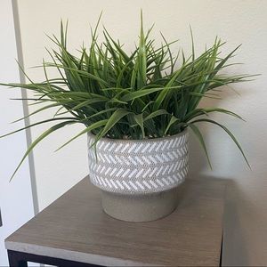 Faux potted plant